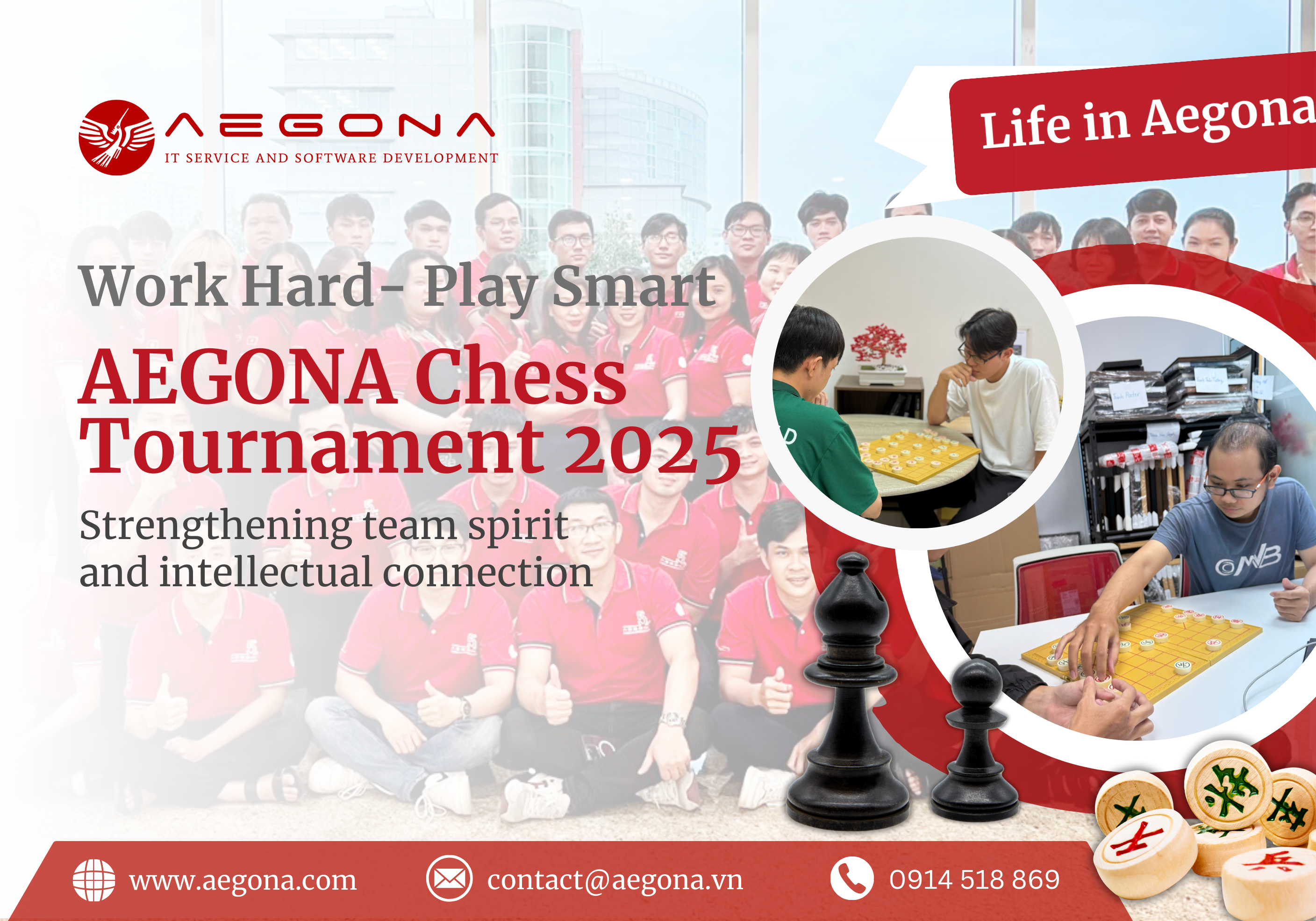 Work Hard, Play Smart – AEGONA Chess Tournament 2025